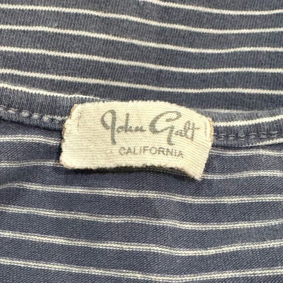 Brandy Melville John Galt Blue White Striped Tank Top Women’s Small - Picture 3 of 3